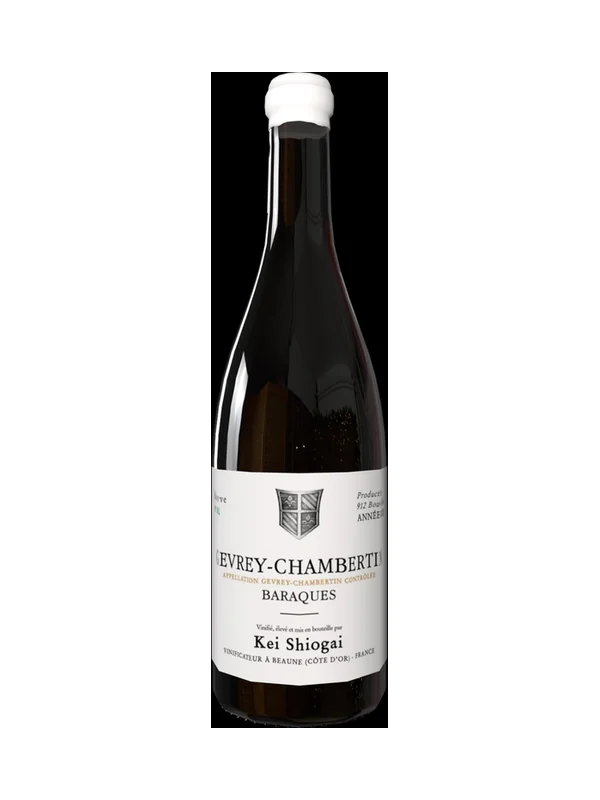 Kei Shiogai Gevrey-Chambertin, Les Baraques 2023 bottle